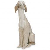 LLADRO PORCELAIN AFGHAN HOUND