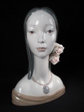 Lladro porcelain bust ''Maja''