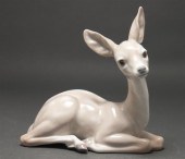 Lladro porcelain deer figure n
