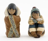 LLADRO PORCELAIN ESKIMO GIRL &