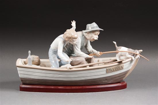 Lladro porcelain figural group: