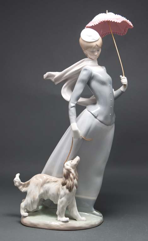 Lladro porcelain figural group of a