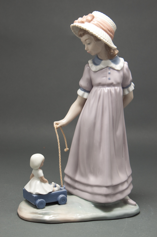 Lladro porcelain figural group of a