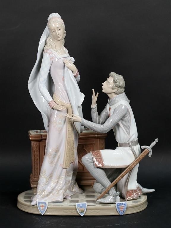 LLADRO PORCELAIN FIGURE GROUP