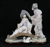 LLADRO PORCELAIN FIGURE GROUP