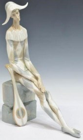 LLADRO PORCELAIN FIGURE, SAD H