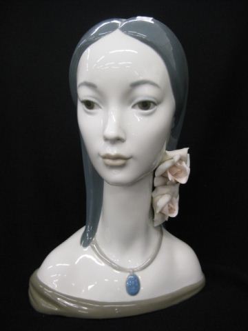Lladro Porcelain Figurine bust of a