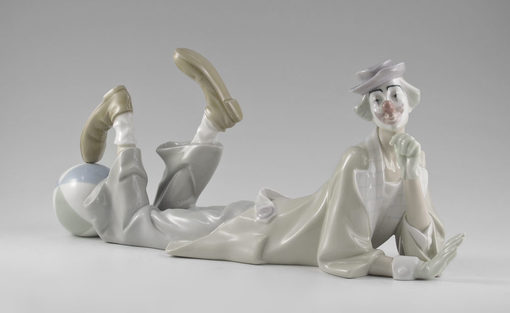 LLADRO PORCELAIN FIGURINE CLOWN: