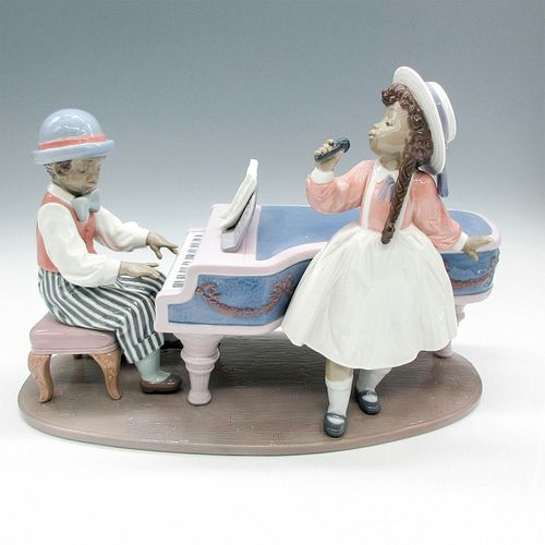 LLADRO PORCELAIN FIGURINE, JAZZ DUO