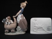 Lladro porcelain figurine: ''L
