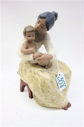 LLADRO PORCELAIN FIGURINE: ''T