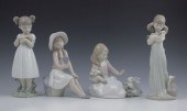 LLADRO PORCELAIN FIGURINES: 1)