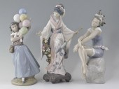 LLADRO PORCELAIN FIGURINES: 3