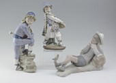 LLADRO PORCELAIN FIGURINES: 3