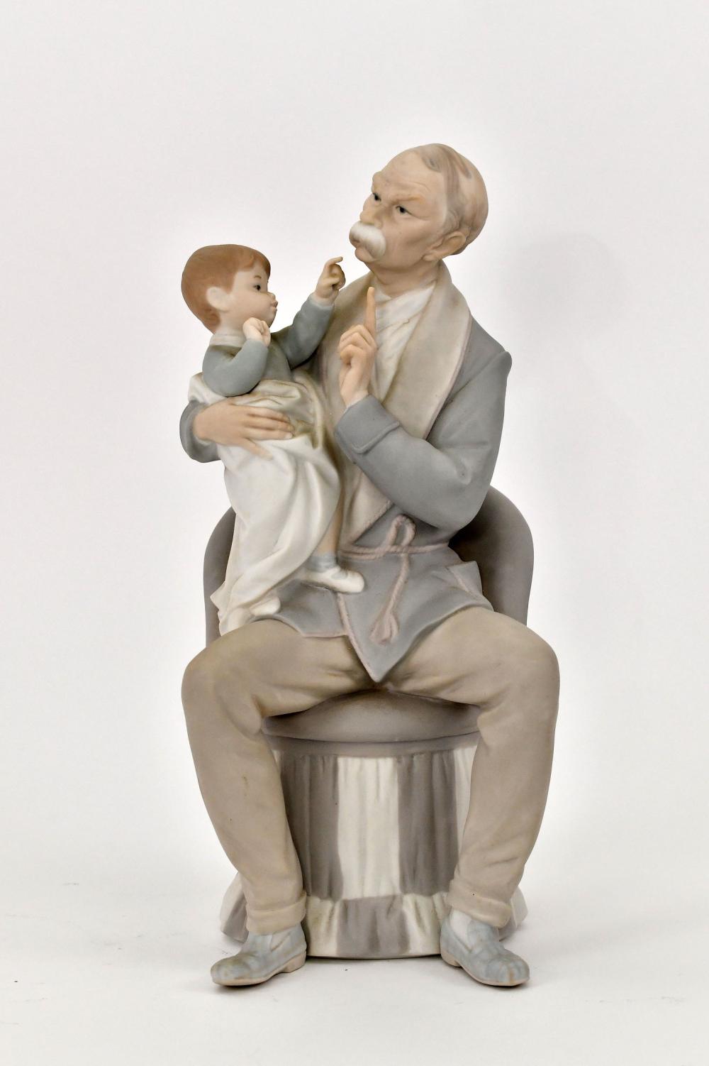 LLADRO PORCELAIN GROUP OF AN