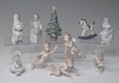 LLADRO PORCELAIN ORNAMENTS: 10