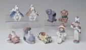 LLADRO PORCELAIN ORNAMENTS: 9