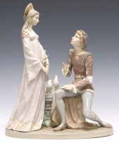 LLADRO PORCELAIN ROMEO &AMP; J