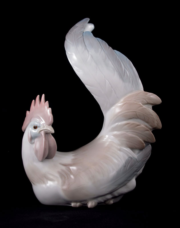 LLADRO PORCELAIN ROOSTER 4587: