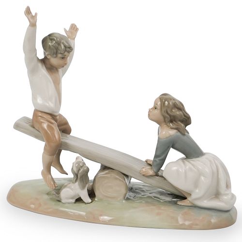 LLADRO PORCELAIN SEESAW