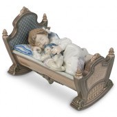 LLADRO "ROCK A BYE BABY" PORCE