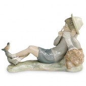 LLADRO "SHEPHERD WITH BIRD" #4