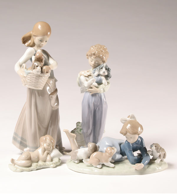 Lladro sleeping infant, boy with