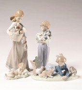 Lladro sleeping infant, boy wi