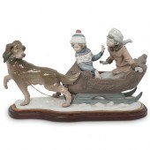LLADRO " SLEIGH RIDE" PORCELAI