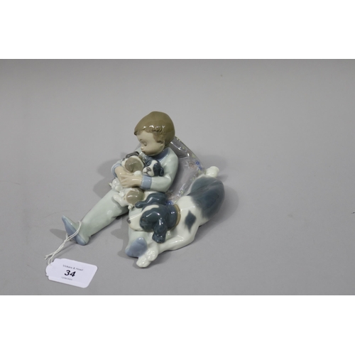 LLadro Sweet Dreams, boy holding