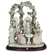 LLADRO "TEA IN THE GARDEN" POR