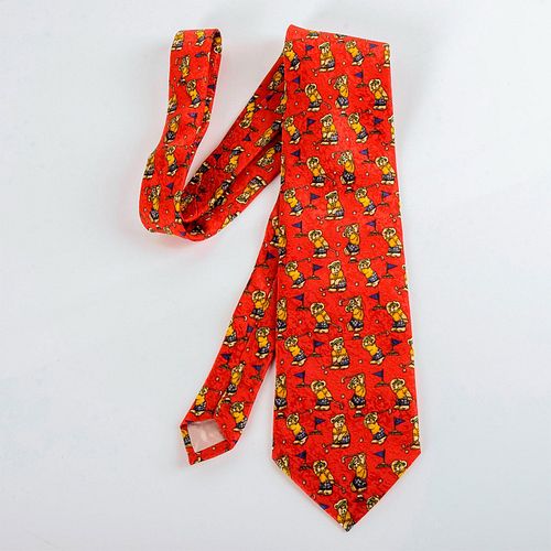 LLADRO TEDDY BEAR GOLFING SILK NECK