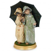 LLADRO "UNDER THE RAIN" PORCEL