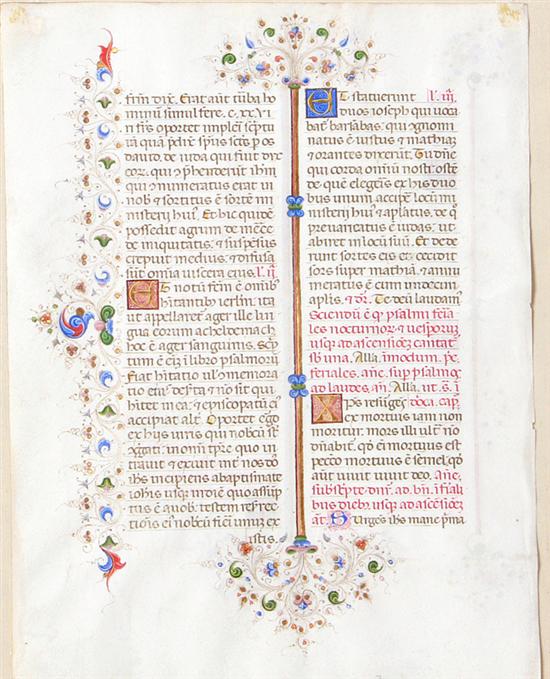 Llangattock Breviary Illuminated