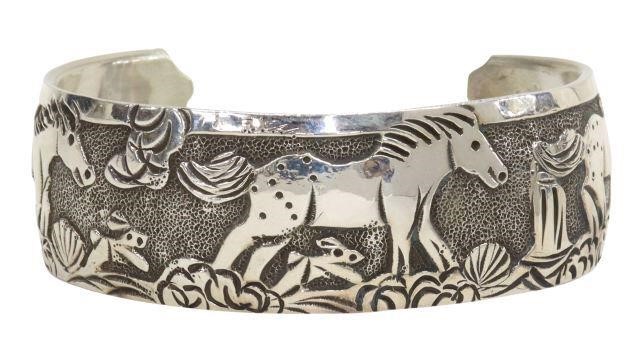 LLOYD BECENTI SILVER OVERLAY