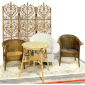 Lloyd Loom furniture, includin