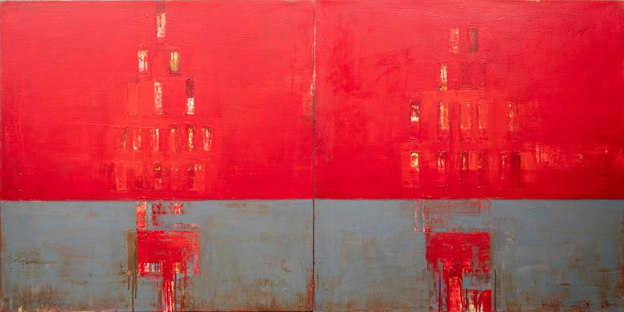 LLOYD MARTIN "STACKS" MIXED MEDIA