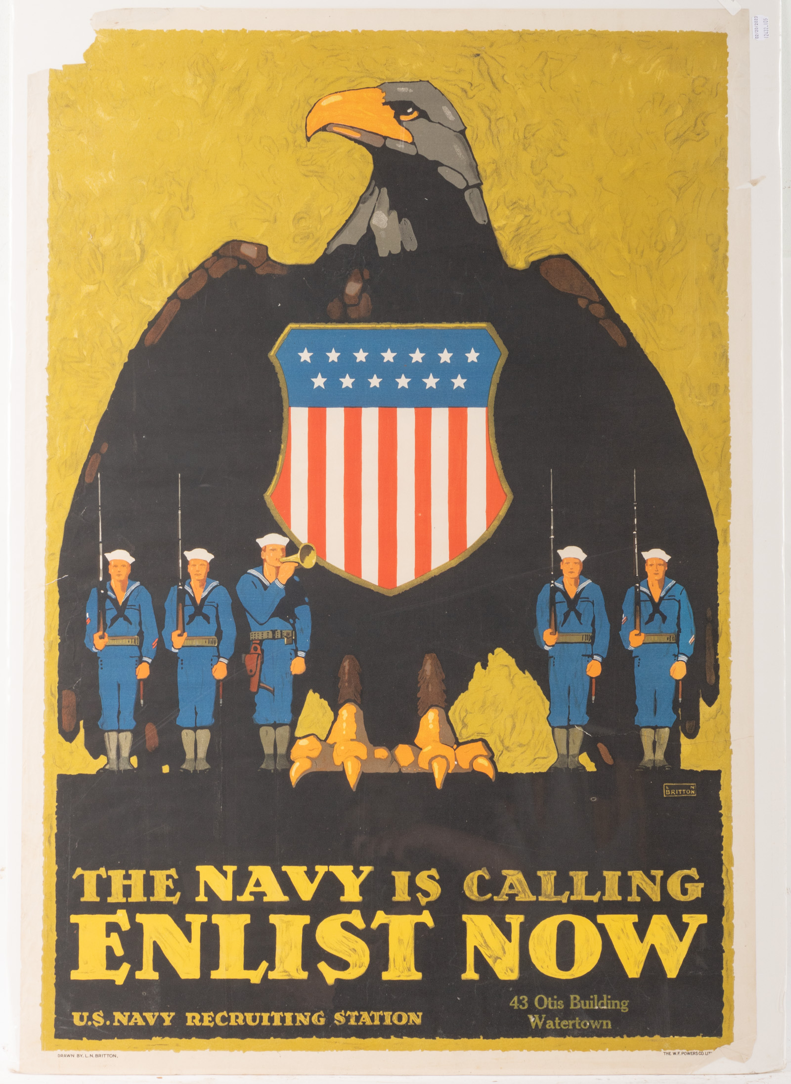 L.N. BRITTON. "THE NAVY IS CALLING,