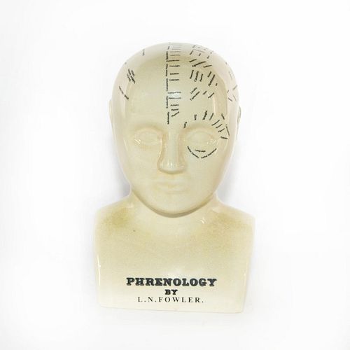 L.N. FOWLER LARGE PHRENOLOGY