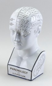 L.N. FOWLER PORCELAIN PHRENOLO