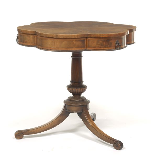 LOBED DRUM TABLE 28" x 30" Lobed