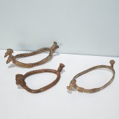 LOBI/GAN PEOPLES, (3) BRONZE A