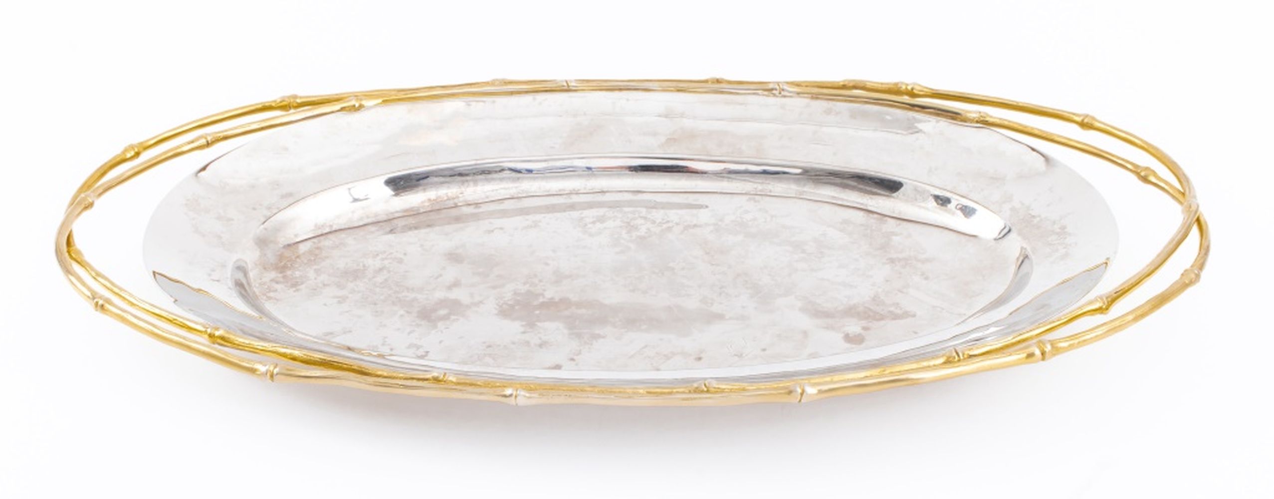 L'OBJET MODERN LARGE OVAL TRAY