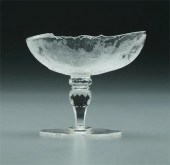 Lobmeyer glass stand, sweetmea