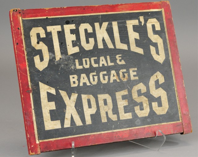 LOCAL BAGGAGE EXPRESS SIGN c.