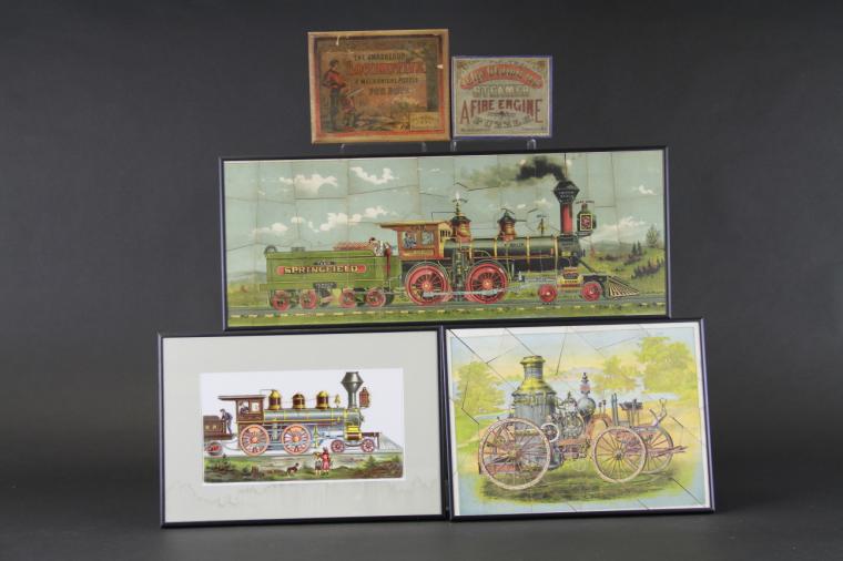 LOCOMOTIVE DIE-CUT AND TWO
