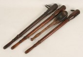 Lodge ceremonial items; three