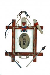 LODGE PICTURE FRAME.  American