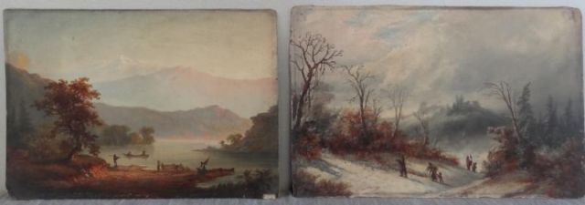 LOEMANS Alexander F. Two Oil on