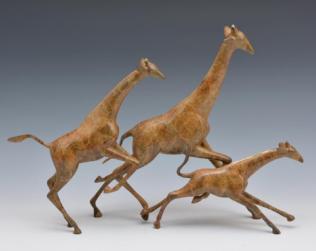 LOET VANDERVEEN RUNNING GIRAFFES